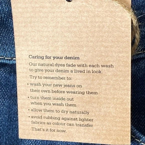 Boden Blue Denim Skinny Ankle Skimmer Mid-Rise Jeans, size 8L - Picture 14 of 15